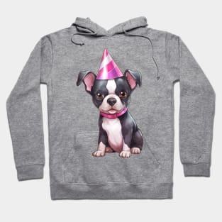 Birthday Boston Terrier Dog Hoodie